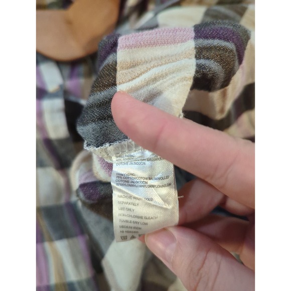 Isabella Sinclair Anthropologie Back Lace Button Down Shirt - Picture 6 of 6